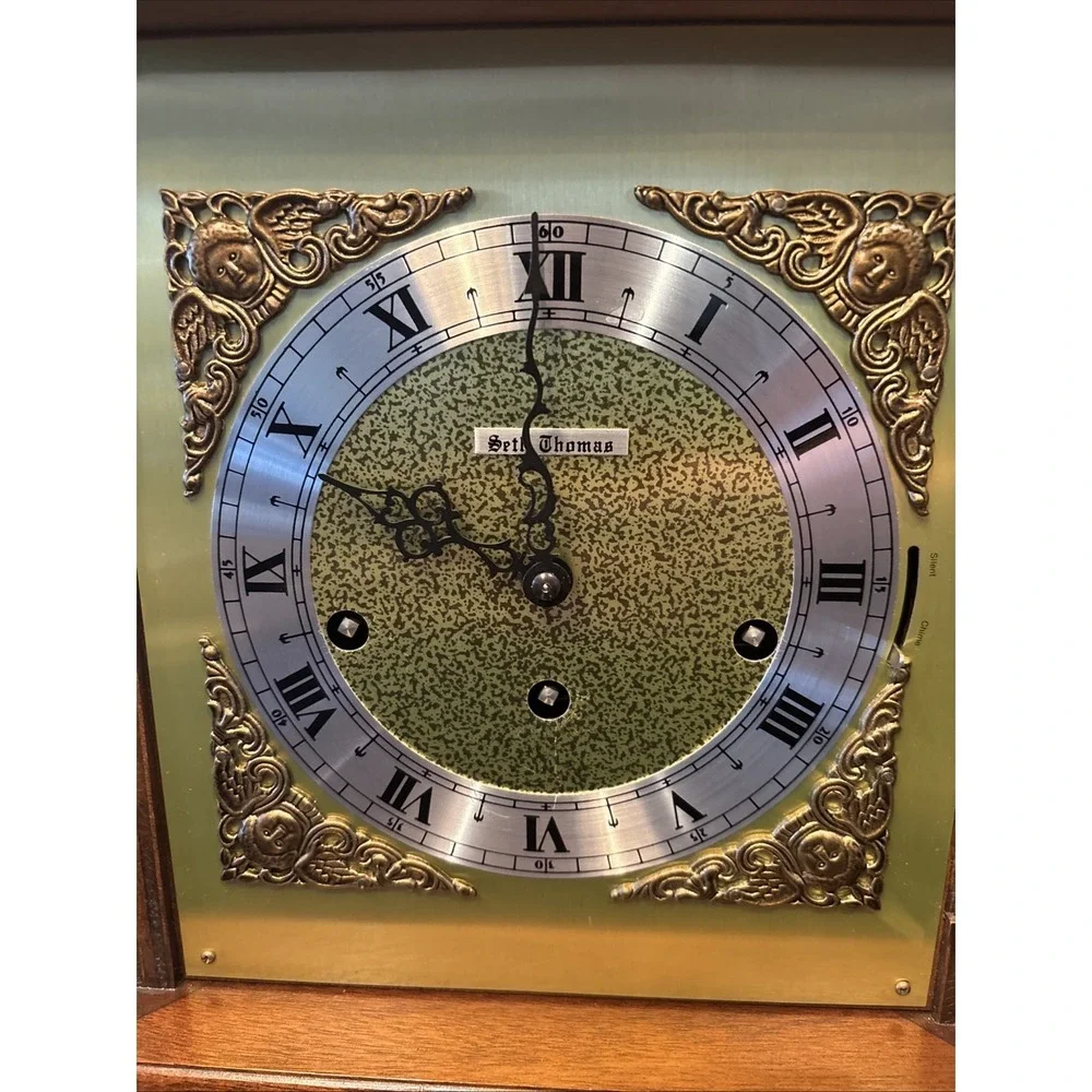 Seth Thomas LEGACY Chime MANTLE CLOCK 3W 1314-000 W/Key